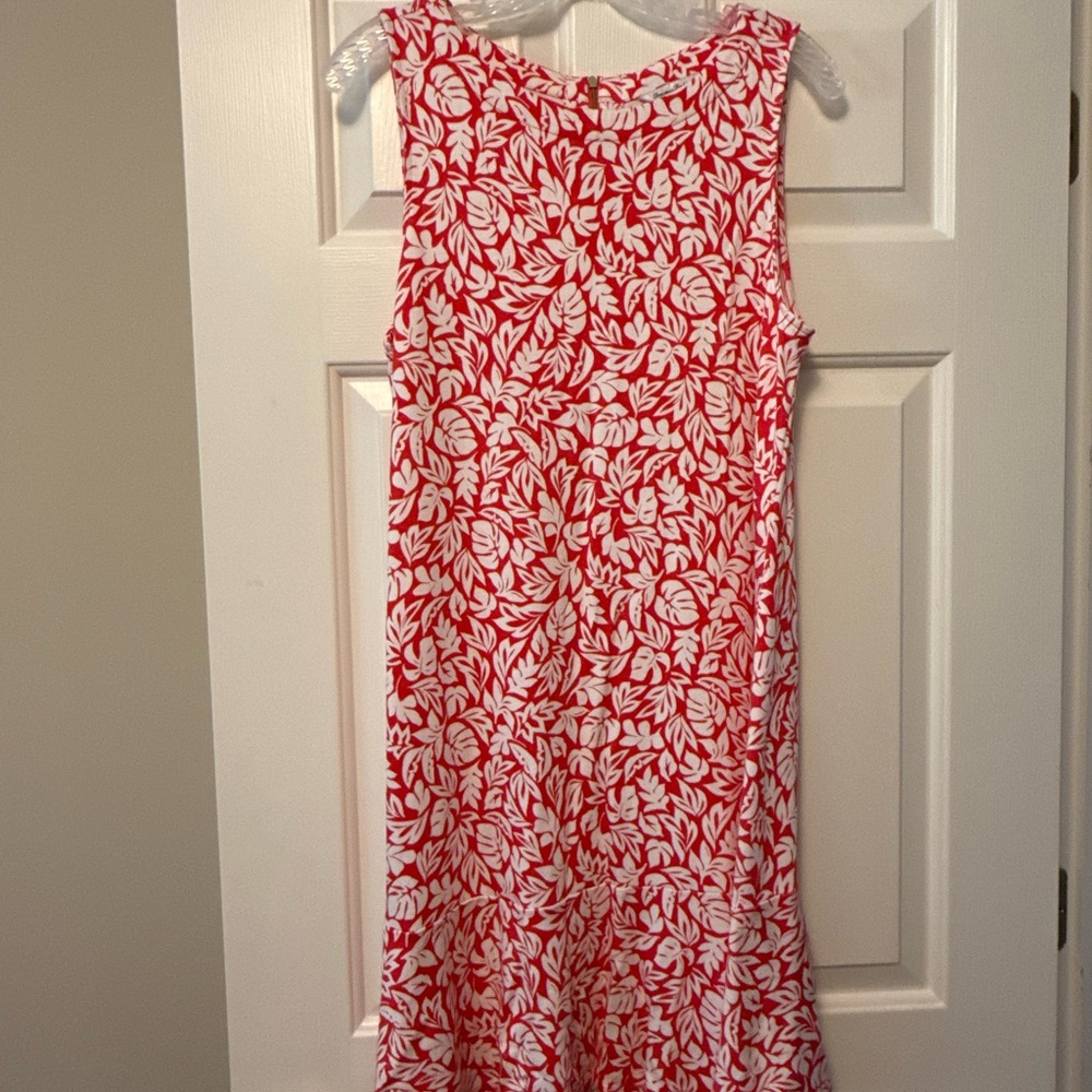 Tommy Bahama Red and White Floral Dress